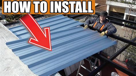 how to install metal roofing sheets|installation instructions for metal roofing.